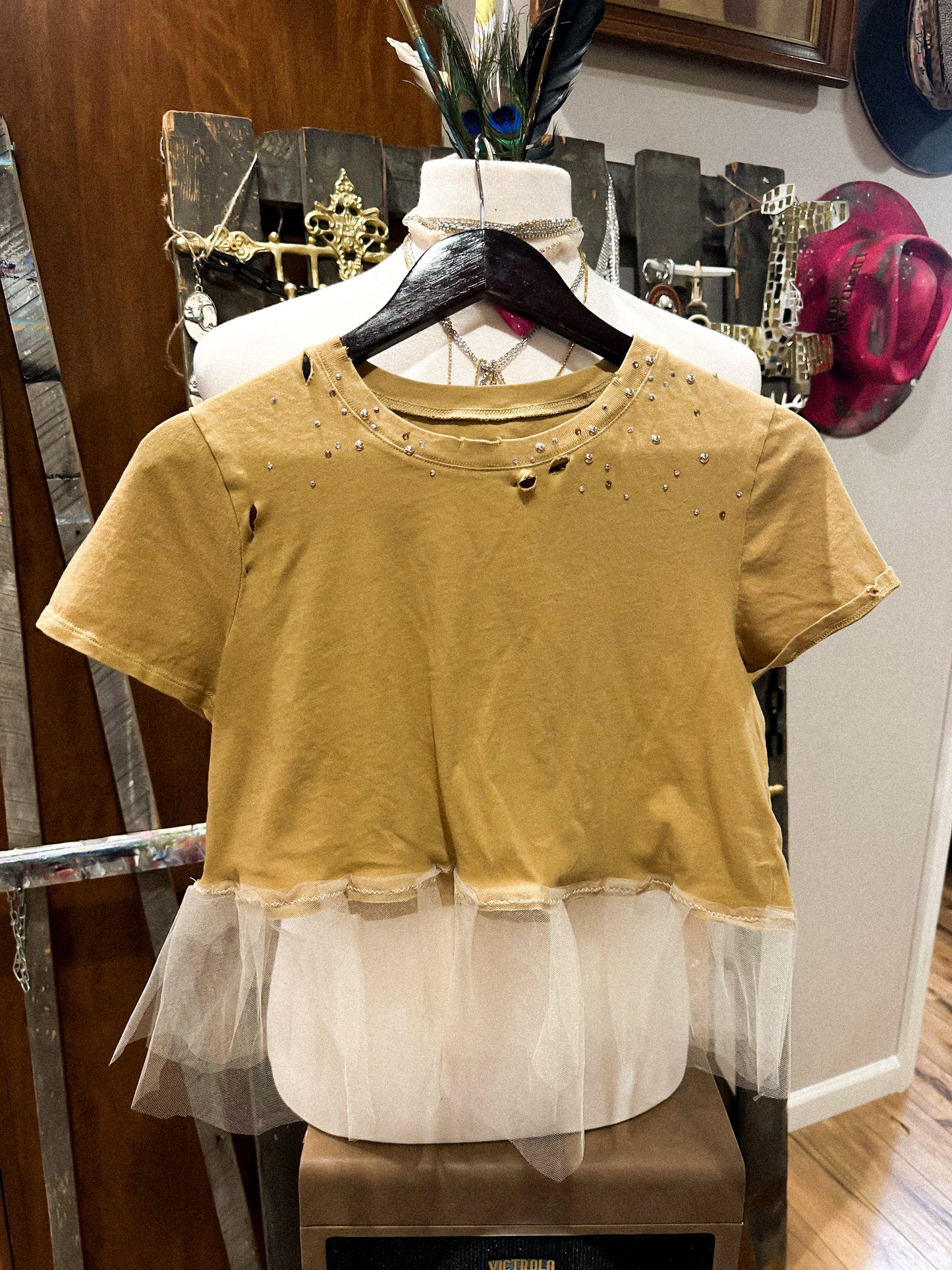 Boho Rocker Tee ( S/M)