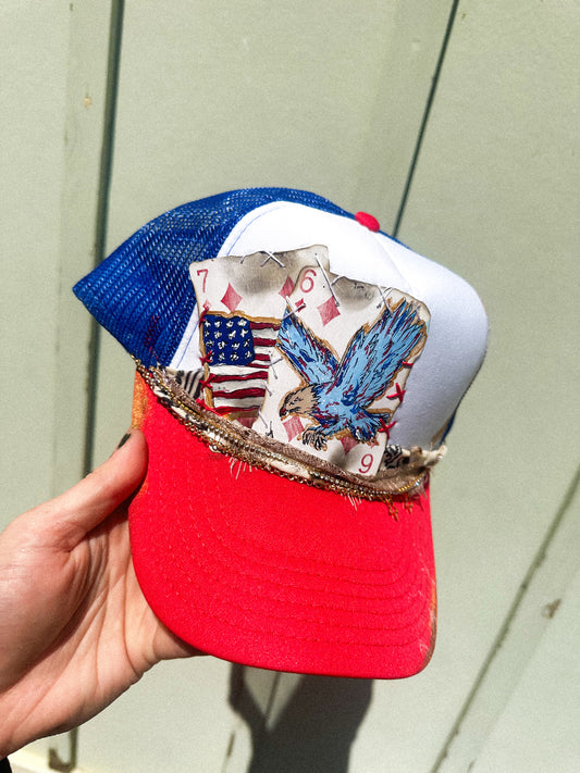 Patriotic Cards Trucker