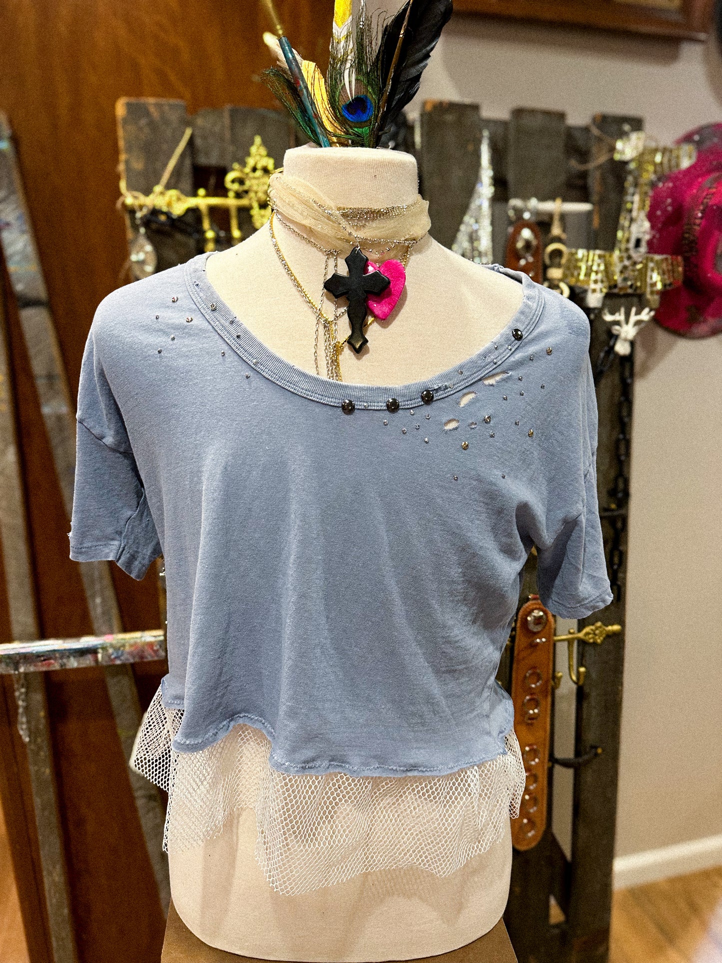 Boho Rocker Tee ( M/ L)