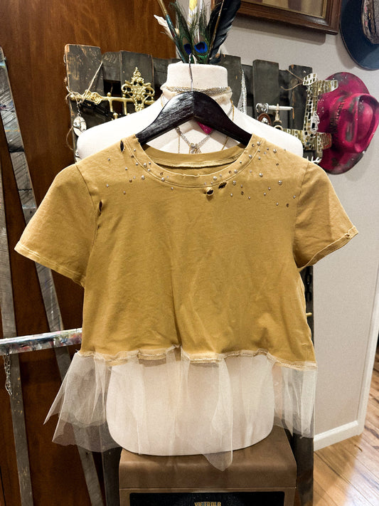 Boho Rocker Tee ( S/M)